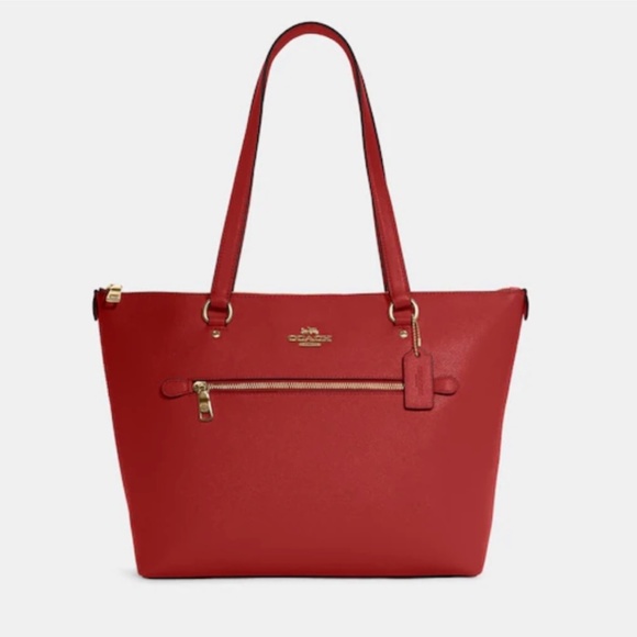 Coach Handbags - New! Coach Red Leather Gallery Tote